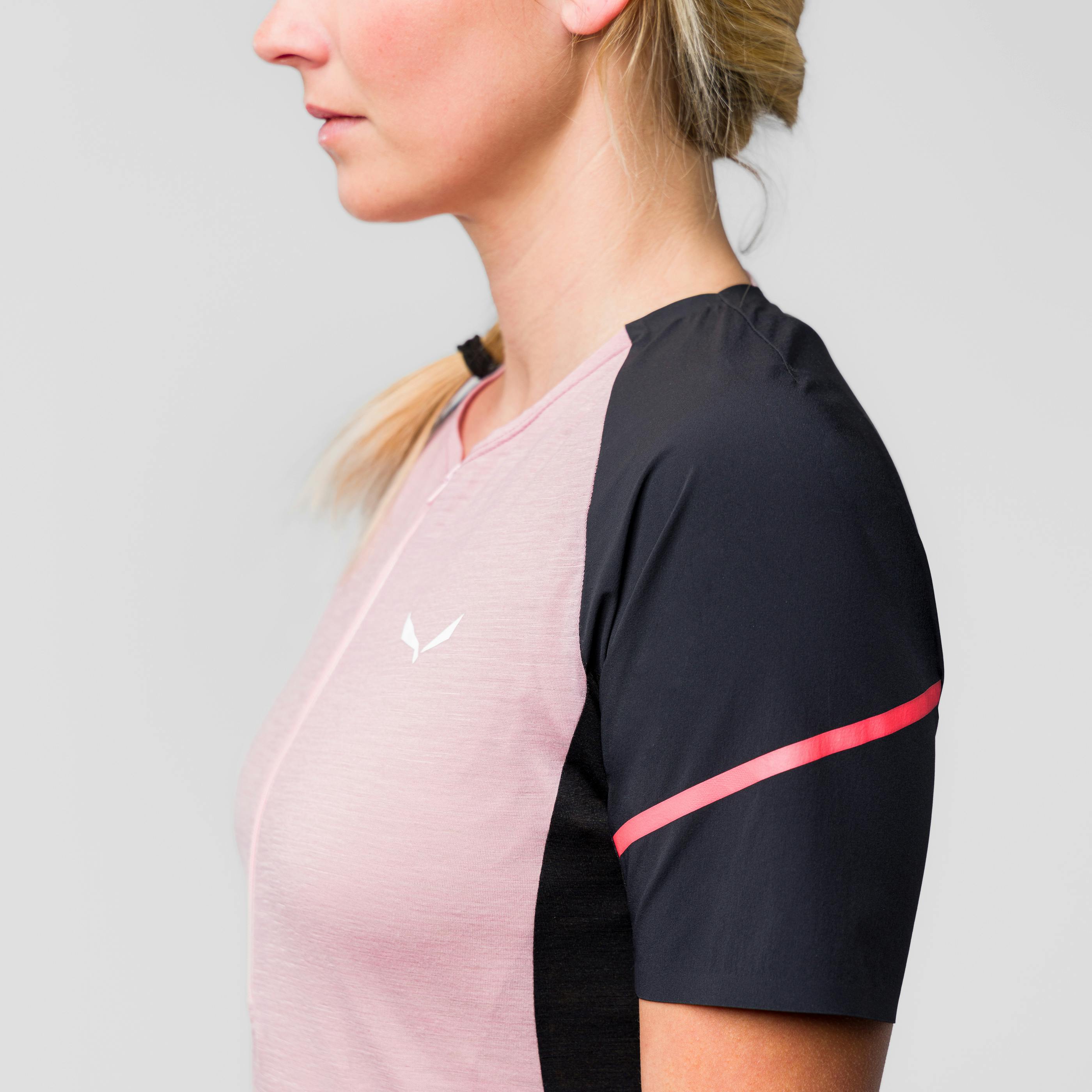 Vento Merino Half Zip T-Shirt Donna