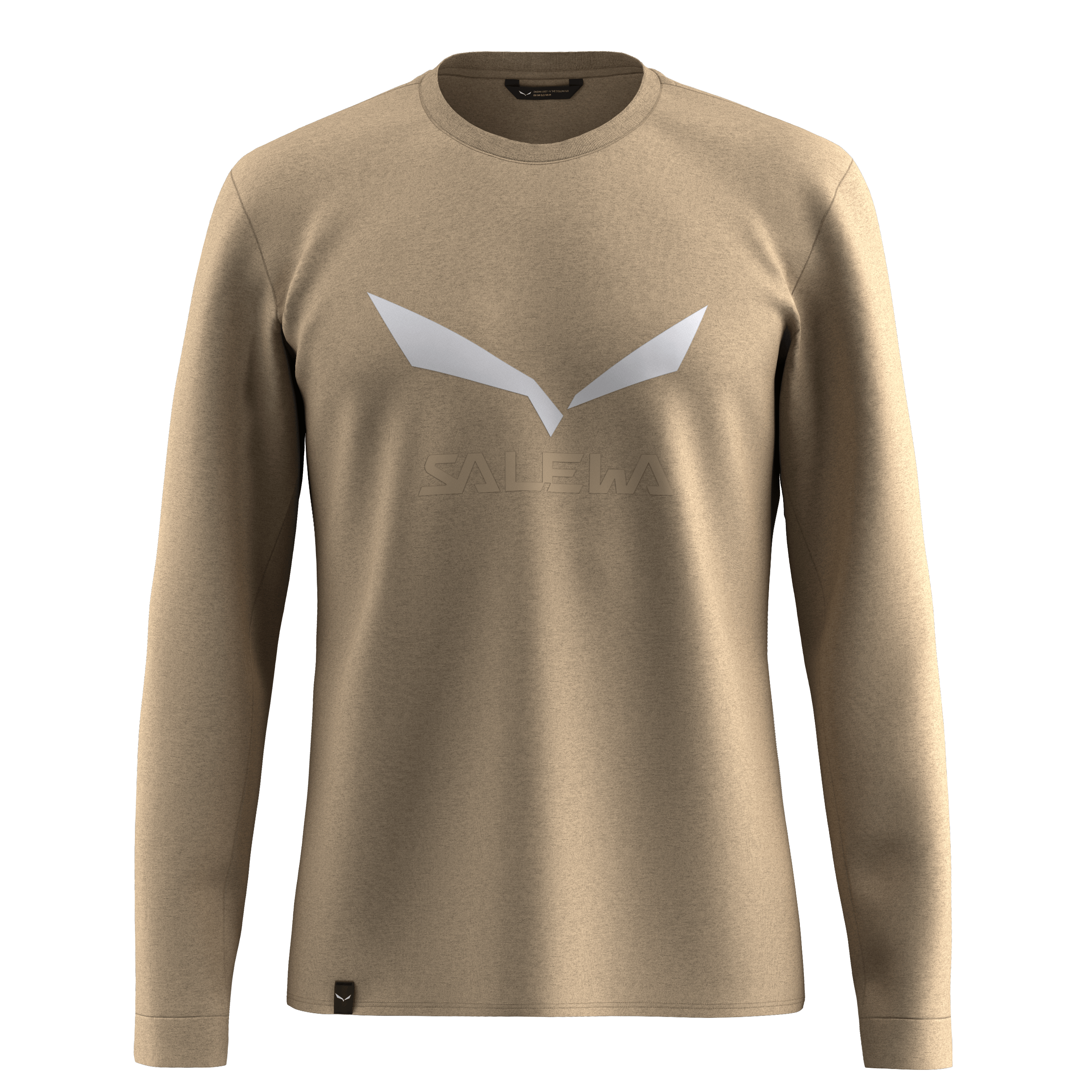 T-shirt uomo a maniche lunghe Solidlogo Dry
