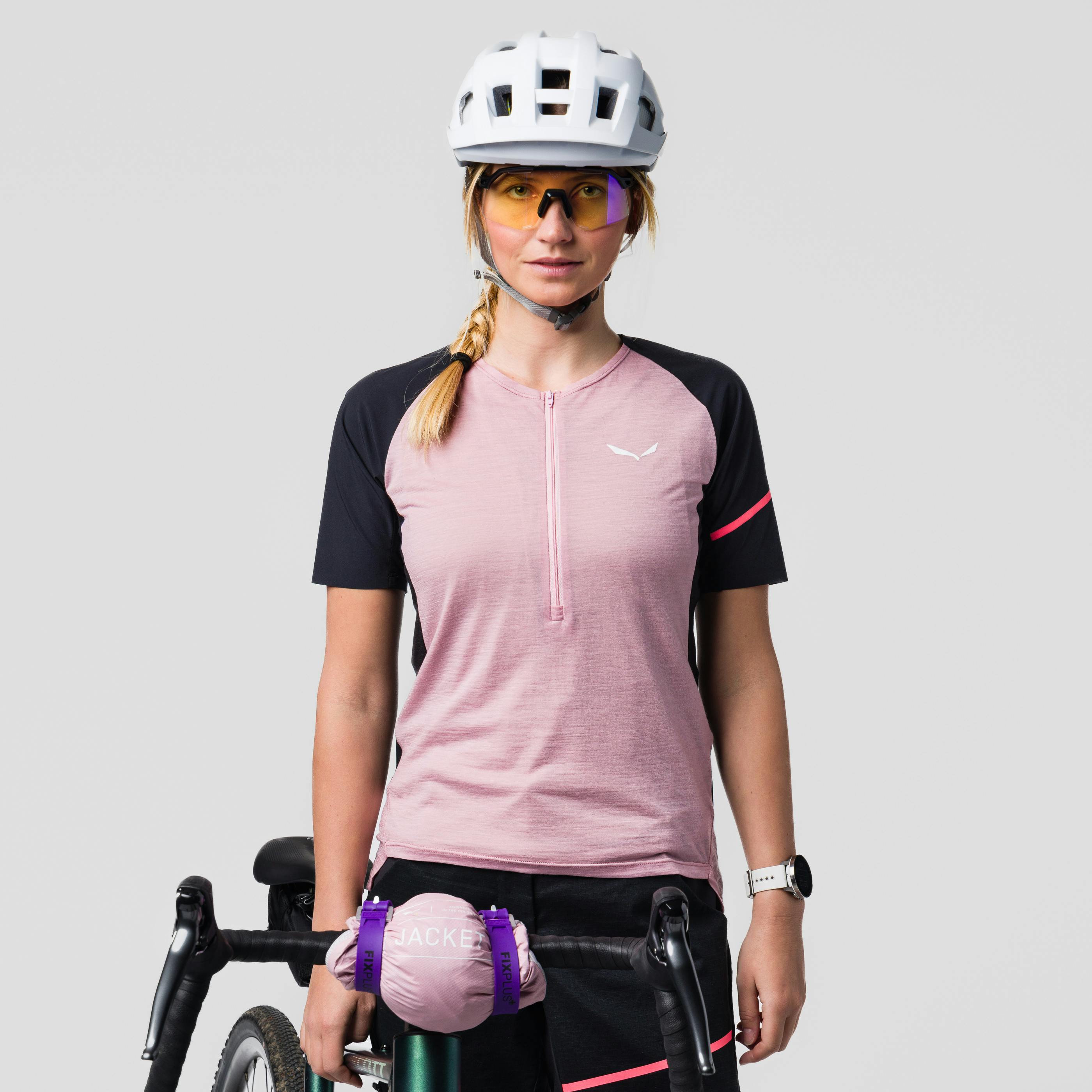 Vento Merino Half Zip T-Shirt Donna