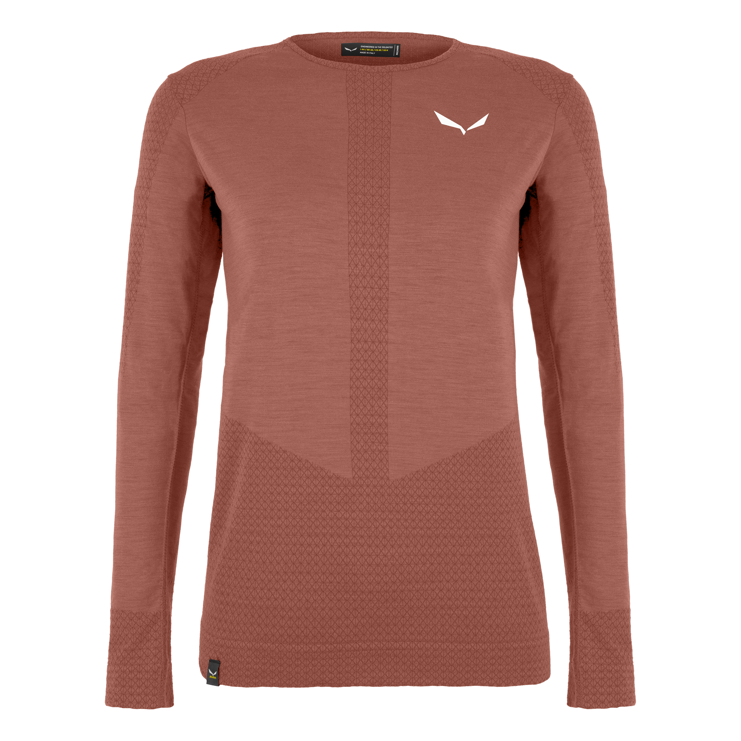 T-shirt donna a maniche lunghe Zebru con taglio aderente