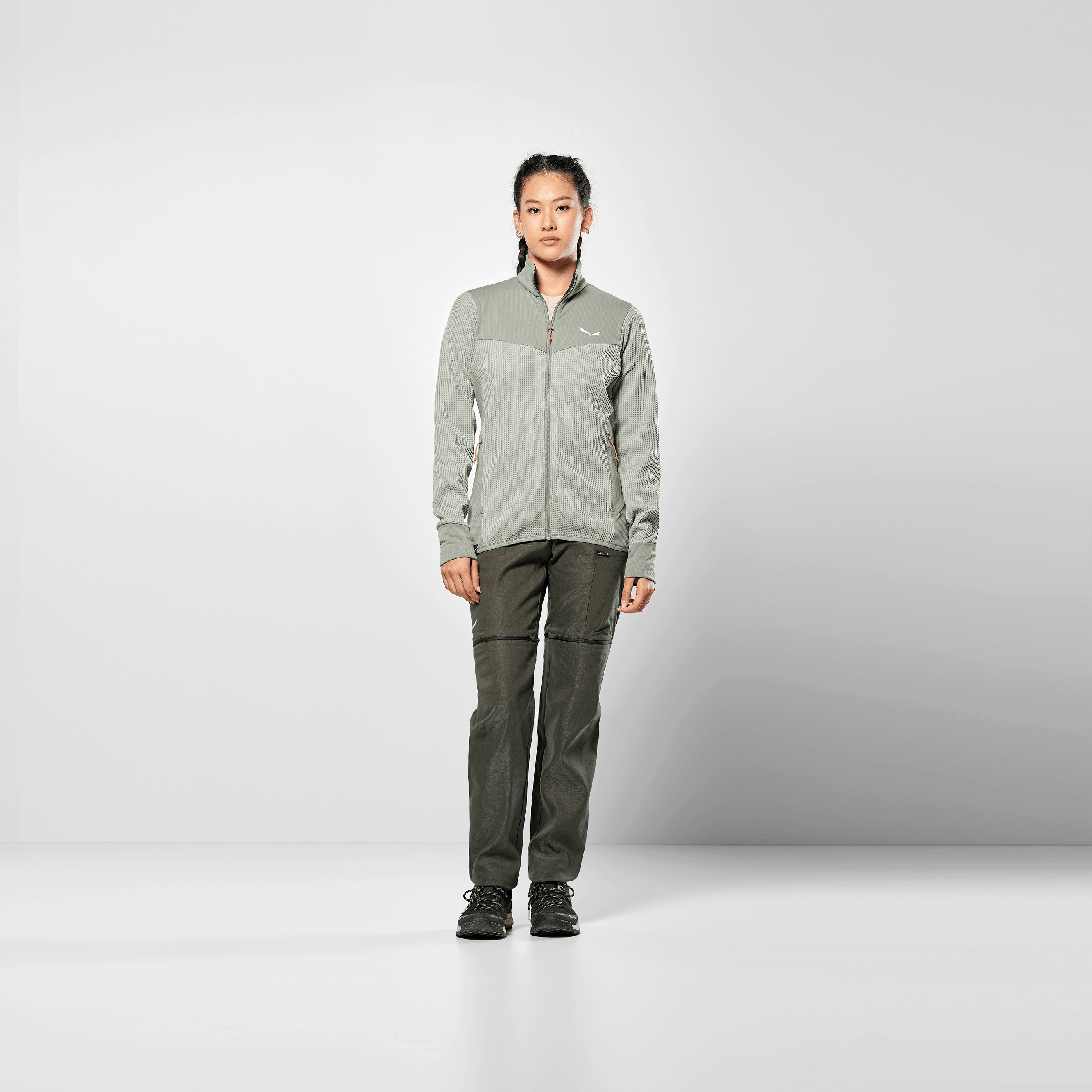 Giubbotto Donna Puez Waffle Hybrid Polarlite