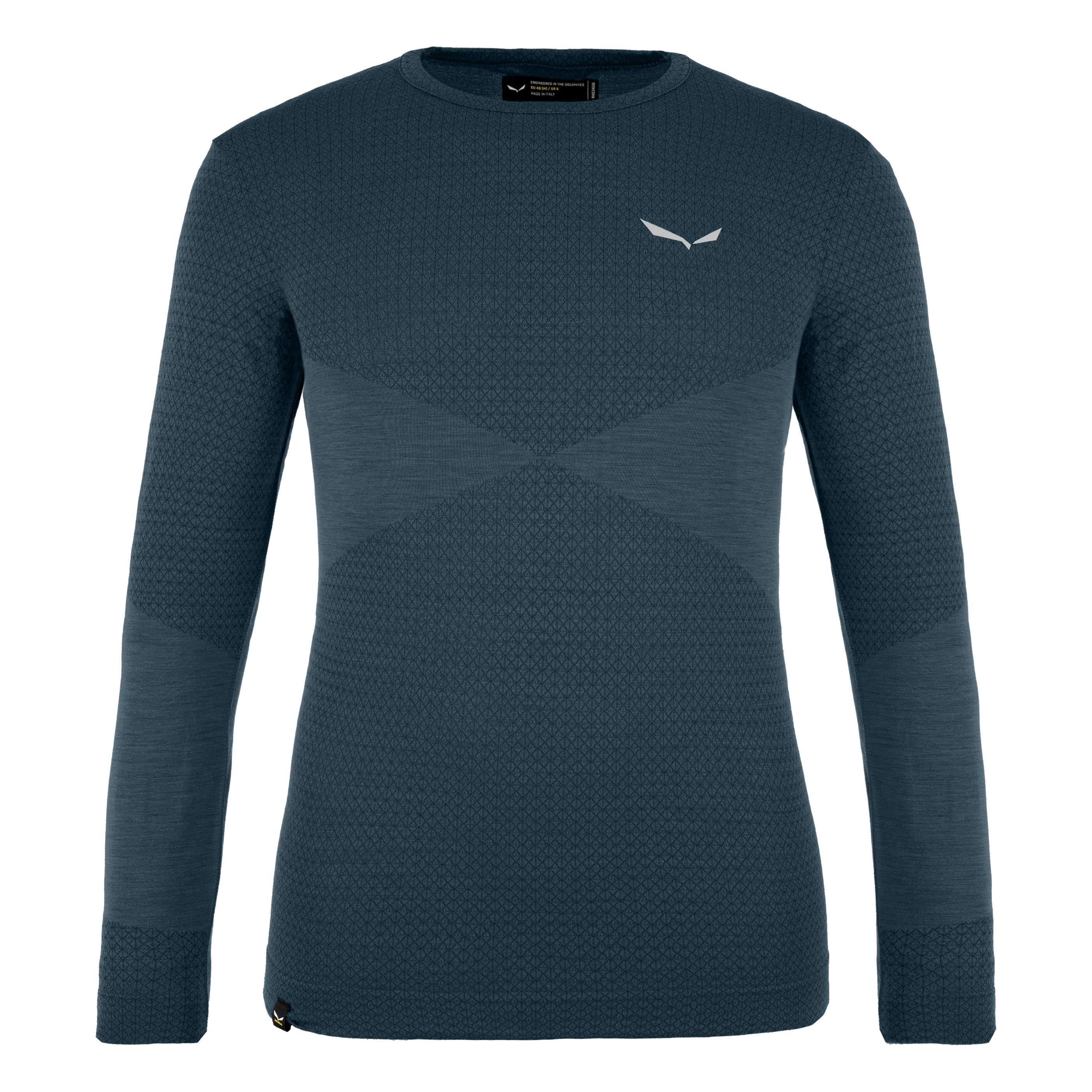 T-shirt a maniche lunghe Zebru Medium Warm Alpine Merino Responsive per bambini