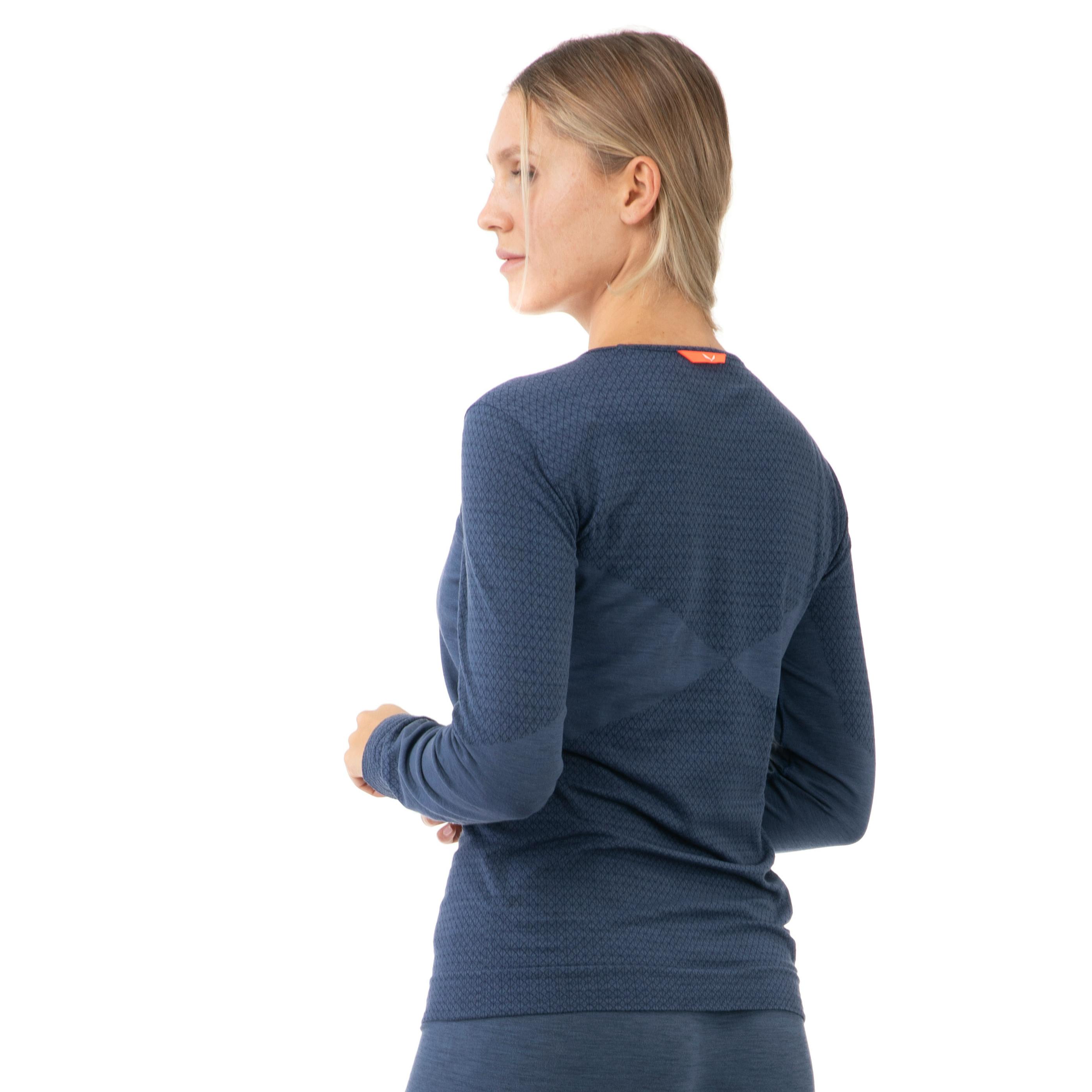 T-shirt da donna a maniche lunghe Zebru con taglio aderente