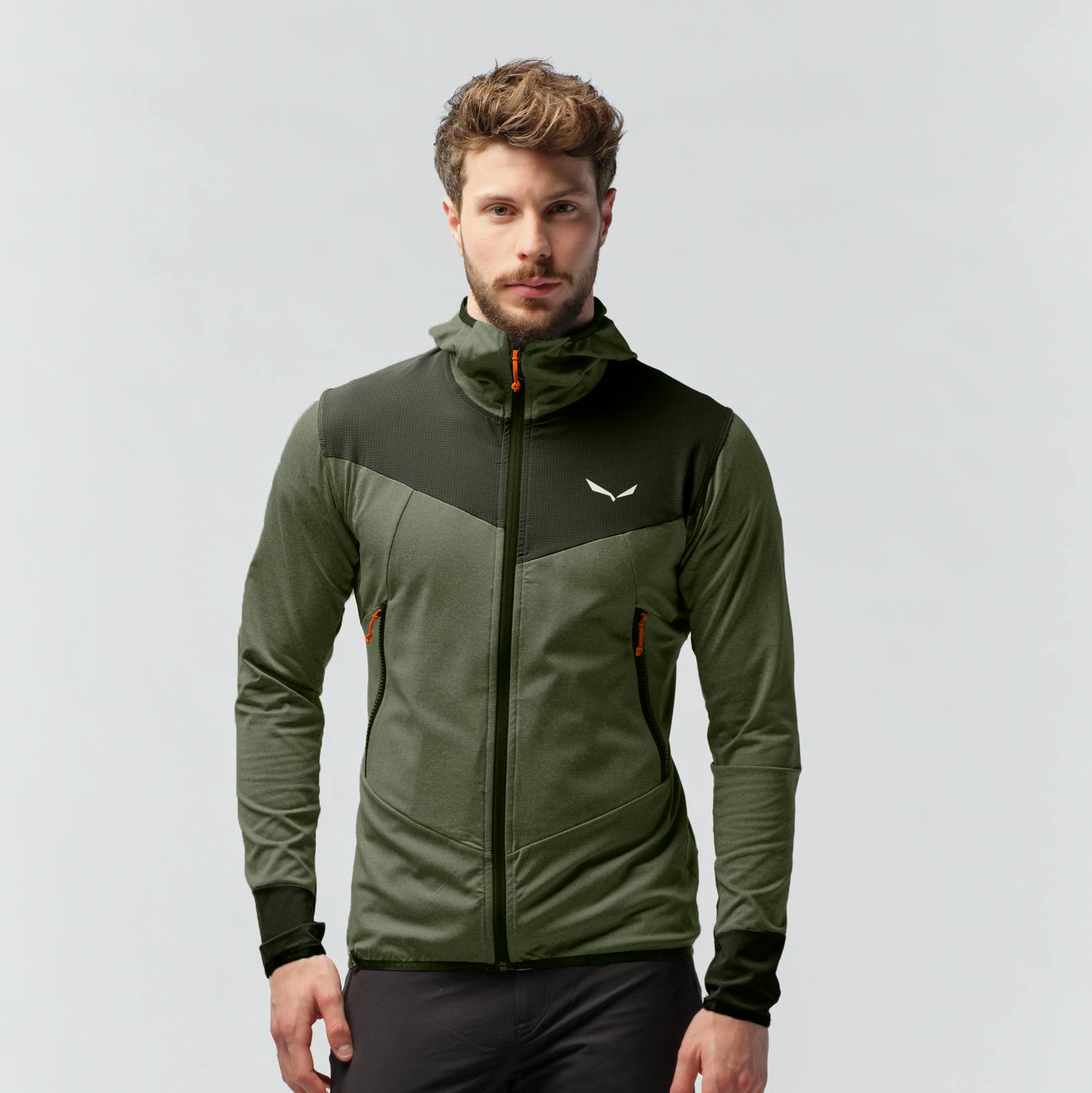 Giubbotto con cappuccio da uomo Agner Hybrid Polarlite Durastretch